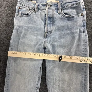 Levi’s Premium Wedgie Straight Ankle Jeans Women’s 26 Light Wash 26 Inseam thumbnail 7