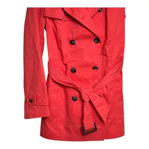 Zara basic coral trench coat with belt #trenchcoat large‎ thumbnail 4