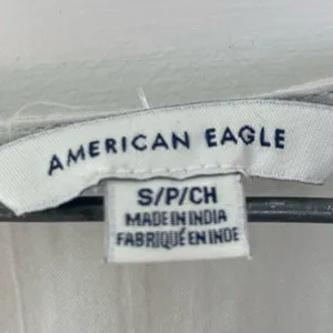 American Eagle Embroidered Bell Sleeve Blouse Womens S Boho Cottagecore Renfair thumbnail 5