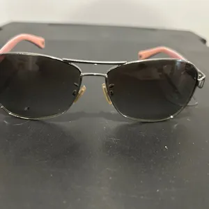 Coach Stylish Black and Silver Sunglasses thumbnail 3