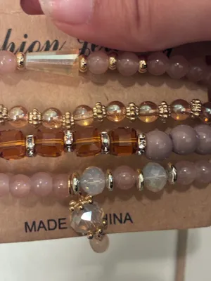 Fashion Jewelry Bohemian-Style Stretch Bracelet Set thumbnail 4