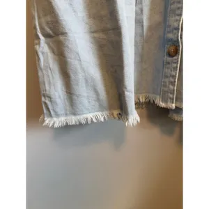 Show Me Your Mumu Birmingham Jean Dress Button Down Size Large 100% Cotton thumbnail 8