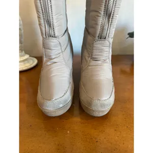 Juicy Couture Vintage Fur Trim Snow Boots Taupe 10 thumbnail 3