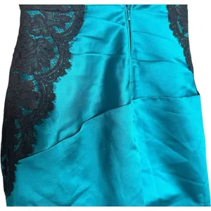 NWT Womens David’s Bridal Strapless Sleeveless Oasis Lace Satin Formal Dress - 2 thumbnail 5