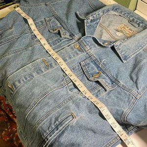 Vintage Old Navy Denim Jean Jacket 90s Y2K Unisex XL thumbnail 9