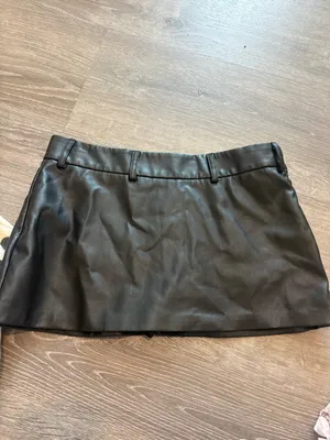 Black Edikted Leather Skirt thumbnail 2
