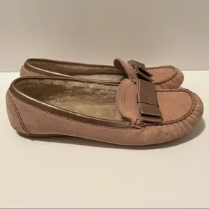 Cole Haan Blush Pink Bow Detail Driving‎ Loafers thumbnail 3