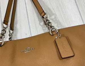 Coach Sophia Pebbled Leather Tote Bag Handbag Purse 36600 thumbnail 3