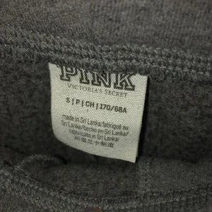 PINK VICTORIA’S SECRET sweatpants gray blue and burgundy size small boyfriend​​​ thumbnail 6