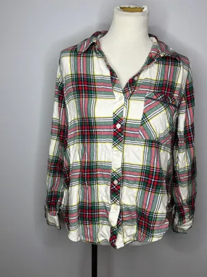 Aerie - Plaid Christmas Pajama Top thumbnail 2