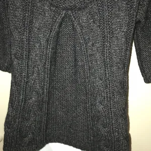 American Eagle short sleeve fisherman sweater matte black M vintage thumbnail 3