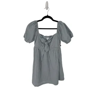 Lost & Wander Blue Lagoon‎ Baby Doll Dress Womens Blue Small $108 thumbnail 2