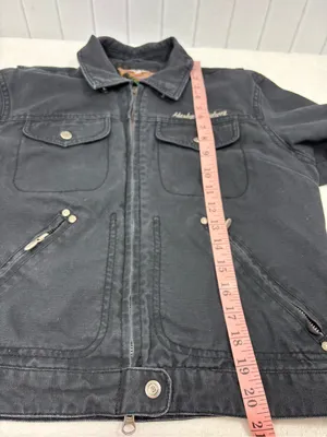 Harley-Davidson Black Women's Jean Jacket with Snap Pocket size S thumbnail 11