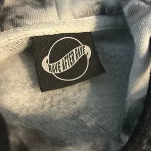iHeartRaves Rave After Rave Cropped Tie Dye Hoodie thumbnail 4