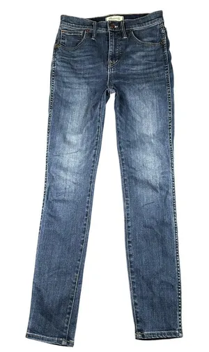 Madewell Jeans Womens 26 Blue 10 Inch High‎ Rise Skinny Stretch Denim G7391 SP20 thumbnail 1