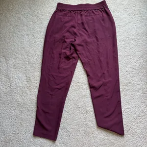 Metaphor Women’s Medium Burgundy Pull-On Dress Pants with Silk Lined Pockets thumbnail 5