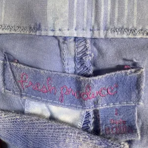 Fresh Produce Safari Pedal Capri Pants Blue Stretch Broadcloth Large thumbnail 5