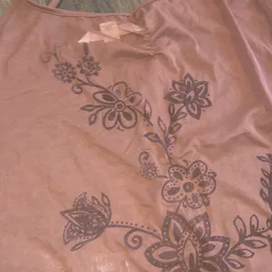 Victoria’s Secret brown sheer floral lingerie skip size small thumbnail 2