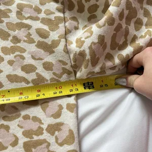 Aerie Womens Size Small Pullover Oversized Leopard Print Crew Neck Pink‎ Brown thumbnail 4