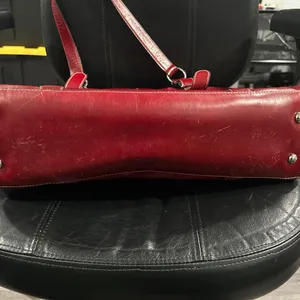 Fossil Elegant Red Leather Tote Bag thumbnail 13