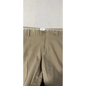 Eddie Bauer Women 10 Boyfriend Chino Pants Tan Khaki Straight Leg Cotton Stretch thumbnail 6