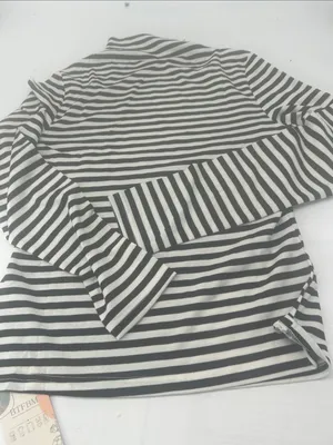 Women’s Striped Long-Sleeve Tee - Black & White thumbnail 11