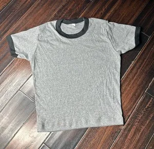 Short sleeve Basic tee shirt Los Angeles Apparel casual summer beach indie thumbnail 1