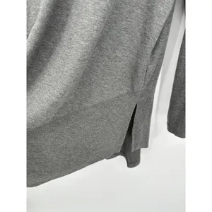 LOGO Lori Goldstein Tunic Women 2X Gray‎ Asymmetrical Sweatshirt Pullover HJ19 thumbnail 5