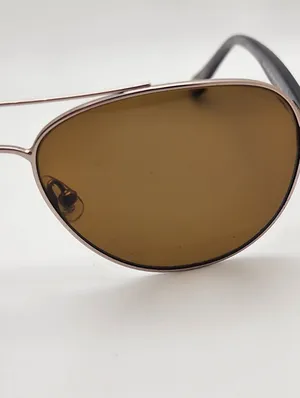Liz Claiborne Silver & Purple Aviator Sunglasses thumbnail 7