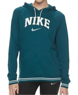 Nike Women’s Varsity Teal Pullover Hoodie Sweatshirt thumbnail 1