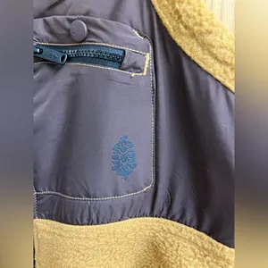 Free People Movement Hit the Slopes High Pile Fleece Snow Bibs Sz S thumbnail 10
