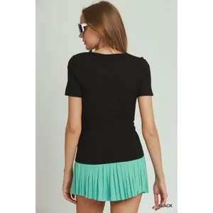 Umgee Sweetheart‎ Neckline Front Double-Lined Top - XLarge thumbnail 3