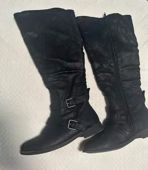 Celia Black under knee Boots thumbnail 1
