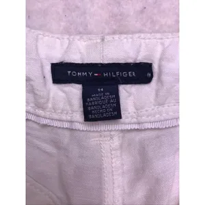 Tommy Hilfiger Linen Rayon Pants Womens 14 White Wide Leg Beach thumbnail 2