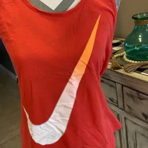 Nike orange ombré swoosh Dri-Fit tank thumbnail 2