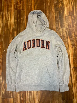 Y2K Auburn University grey hoodie Size M thumbnail 1