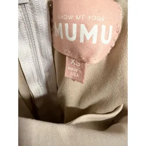 Show Me Your Mumu Floral‎ Maxi Dress Tan Beige XS thumbnail 5