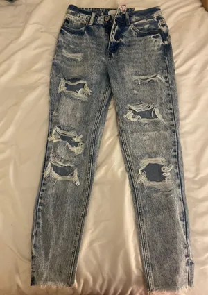 Boyfriend Fit Jeans Blue Size 23 thumbnail 1