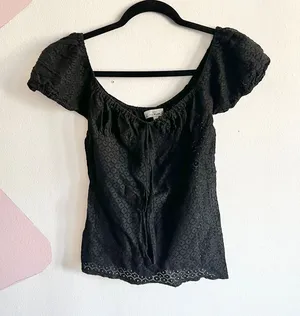 Whimsigoth Lace‎ Top, Lolita, Victorian, Grunge, Emo, Goth, Small, Retro thumbnail 1