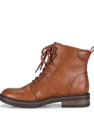 BareTraps Cognac Lace-Up Ankle Boot Size 9.5 thumbnail 2