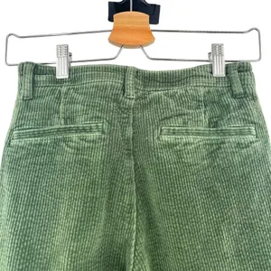 ModCloth The Boulder Wide Leg‎ Corduroy Pants In Olive Green Size 00 thumbnail 8