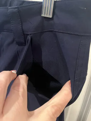 Eddie Bauer Navy Blue Athletic Zip Leg Pants Size 12 thumbnail 5
