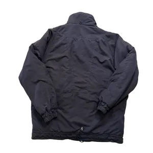 Towne by London Fog Women's Puffer Jacket Size M Black Zip Snap Coat Unisex thumbnail 2