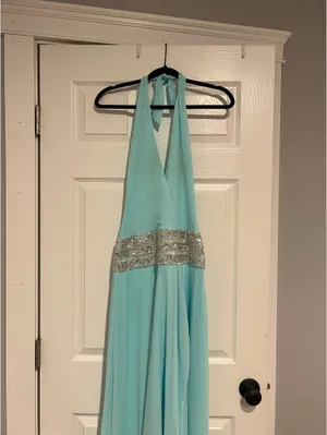 White Fox Isla Paradise Maxi Dress Baby Blue thumbnail 3