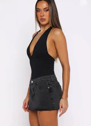 White Fox Denim Mini Skirt thumbnail 3