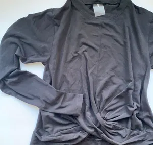 Calia twist knot front long sleeve yoga top, size medium thumbnail 1