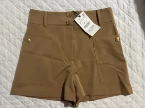 Zara High Rise Shorts thumbnail 2