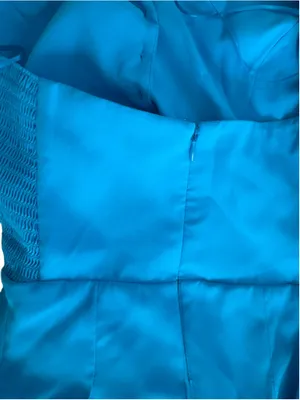 amanda uprichard Safari Blue Payton Skort Romper medium thumbnail 4