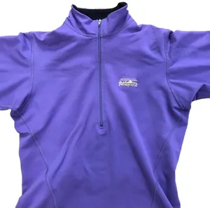 Patagonia Purple 1/2 zip pullover with back pocket S base layer pull over thumbnail 3