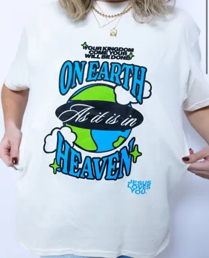 On Earth Premium Tee Tan Size M thumbnail 1